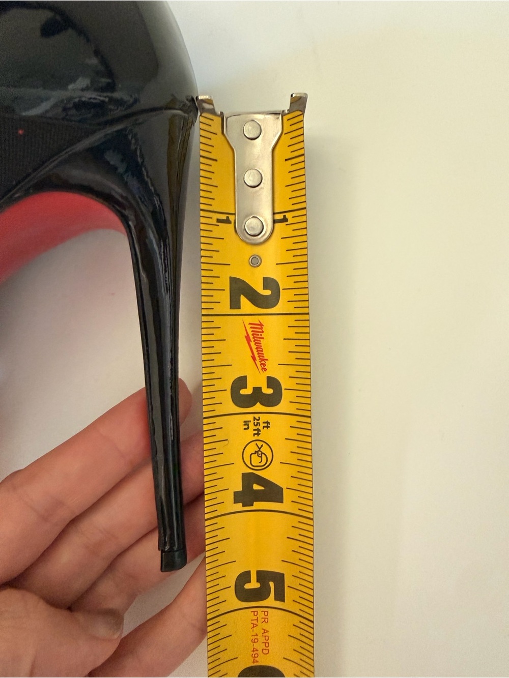 Christian Louboutin Black Patent Cross-Strap Pointed Pumps - Picture 5 of 9